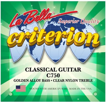La Bella Criterion C750 Clear Nylon - Struny Do Gitary Klasycznej