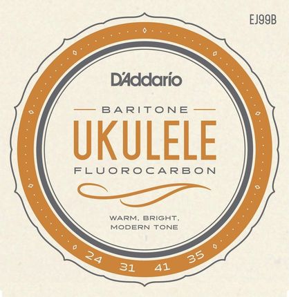D'Addario EJ99B Baritone Ukulele Fluocarbon