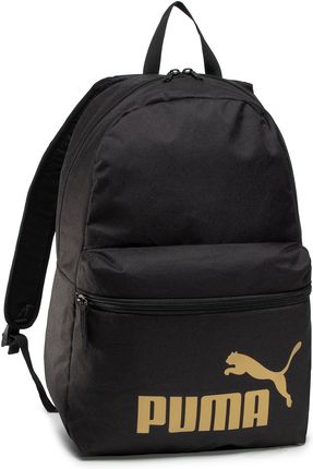 Puma Plecak Phase Backpack 075487 49 Black Golden Logo