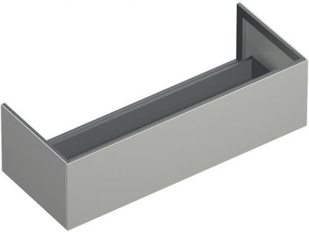 Catalano Horizon szafka komoda łazienkowa pod blat 125 cm wisząca szary cement matowy aluminium 5M12550CS