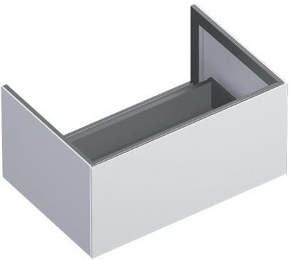 Catalano Horizon szafka komoda łazienkowa pod blat 75 cm wisząca biały matowy aluminium 5M7550BM