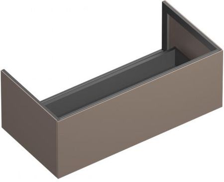 Catalano Horizon szafka komoda łazienkowa pod blat 100 cm wisząca brązowy matowy aluminium 5M10050MS