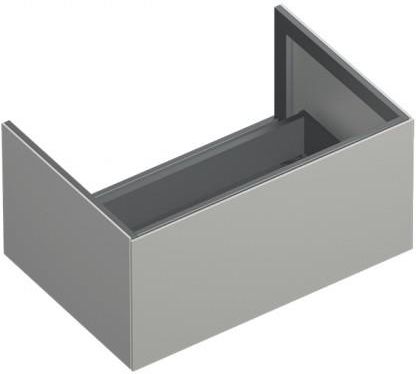 Catalano Horizon szafka komoda łazienkowa pod blat 75 cm wisząca szary cement matowy aluminium 5M7550CS
