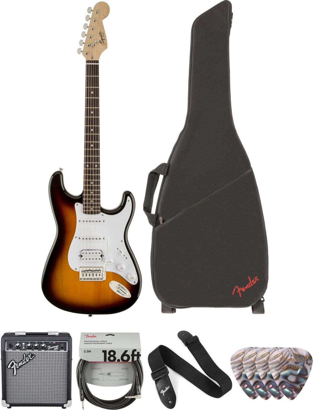 Squier Stratocaster サンバースト 楽天市場】Squier Affinity Series Stratocaster FMT HSS