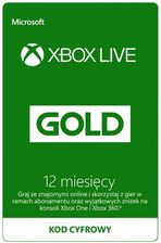jakie Kody i karty pre-paid wybrać - Microsoft Xbox Live Gold 12 miesięcy 