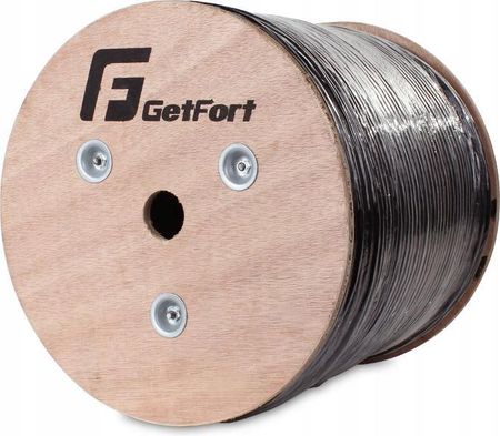 GETFORT SKRĘTKA GETFORT KAT.6 U/UTP UV ŻEL OUTDOOR 500M CZARNY (GF6UTPEUVG500)