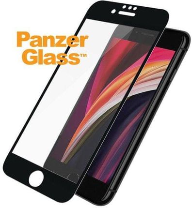 PanzerGlass szkło ochronne Edge-to-Edge do Apple iPhone 6 / 6s / 7 / 8 / SE 2020 Czarny