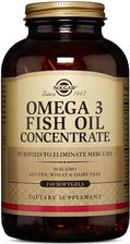 Zdjęcie Solgar Omega-3 Fish Oil Concentrate Koncentrat Oleju Z Ryb, Omega-3, Epa,Dha 1000Mg 240Kaps. Żelowych - Węgliniec