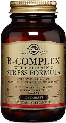 Solgar B-Complex With Vitamin C Stress Formula 100Tabl.