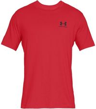 Zdjęcie Under Armour Koszulka Męska Sportstyle Left Chest Ss 1326799-600 Czerwony - Tychowo