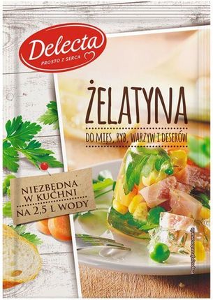 Delecta Żelatyna do mięs ryb warzyw i deserów 50 g