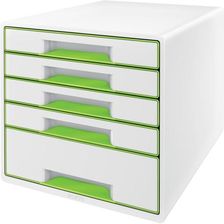 Leitz Pojemnik z 5 szufladami WOW zielony 52142054