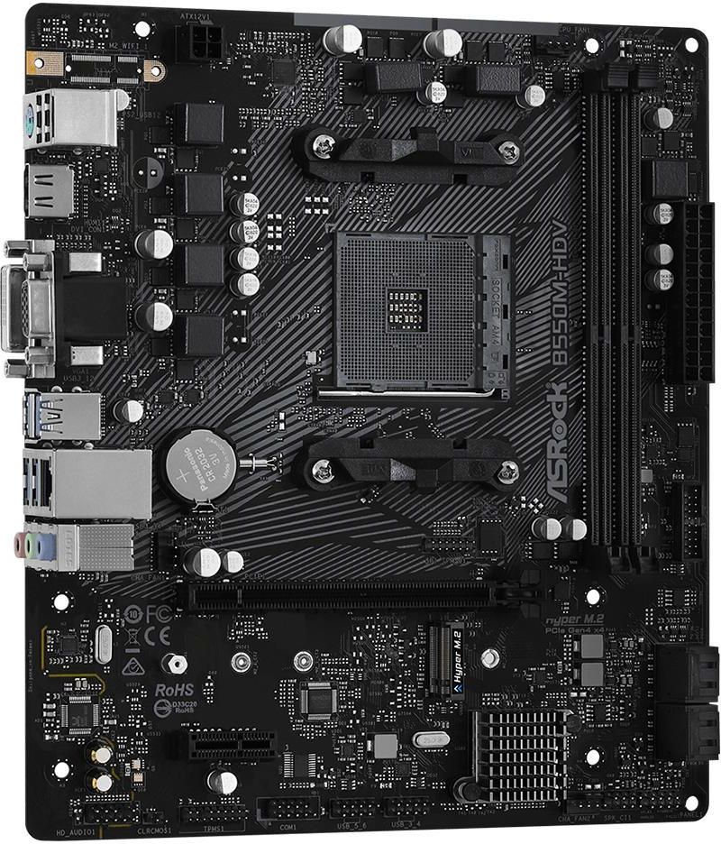 фото Материнська плата ASRock B550M-HDV 3