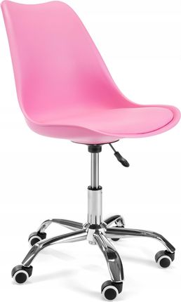 Fotel Dziecięcy Krzesło Obrotowe FD005 Różowy