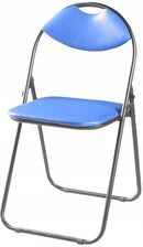 Zdjęcie Krzesło Składane Domino Biurowe Niebieskie MB1819 - Tykocin