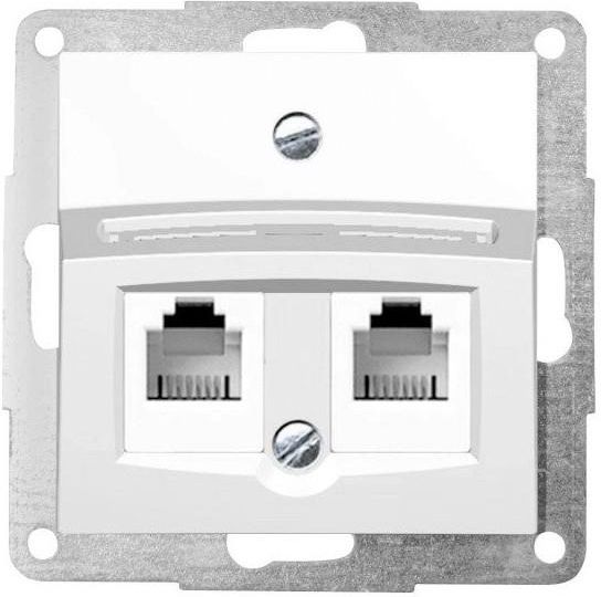 Gniazdo elektryczne Hager Polo Gniazdo telefonicznokomp., kat. 3/5E