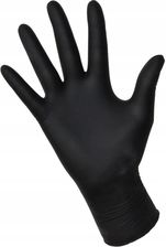 Zdjęcie Rękawice Nitrylowe czarne rozm M 100 szt Mocne - Siechnice