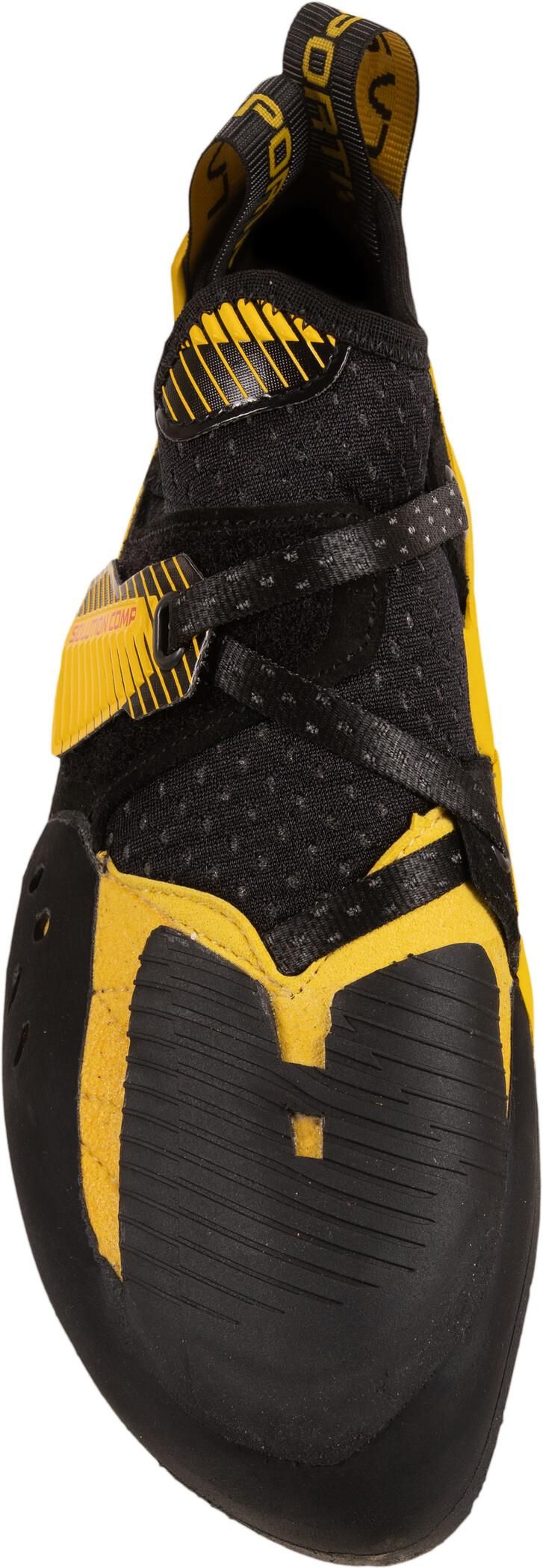 LA SPORTIVA - スポルティバ　ソリューションコンプ　サイズ39 Buty Wspinaczkowe La Sportiva Solution Comp - Black/Yellow