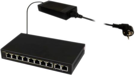 Switch Poe Pulsar Sg108 10 Portów 8Xpoe + 2Xuplink