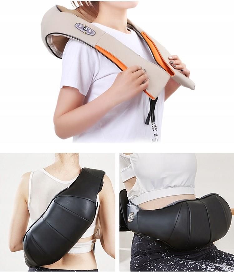 Masażer szyi karku pleców ciała 3D Shiatsu Prezent - zdjęcie 2 Masażer szyi karku pleców ciała 3D Shiatsu Prezent
