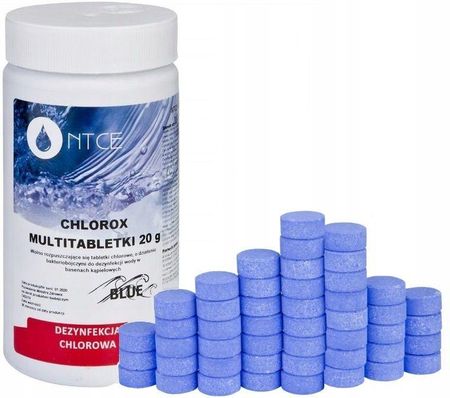 NTCE Chlorox Blue 6w1  Multifunkcyjne Chlor 50X20g 1kg 
