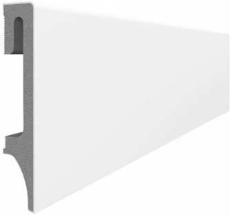 Listwa przypodłogowa PCV Espumo Vox 80 mm Biała - zdjęcie 2 Listwa przypodłogowa PCV Espumo Vox 80 mm Biała
