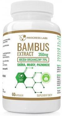 Progress Labs Bambus Extract 350Mg 75% Krzemu Organicznego 60 Kaps.