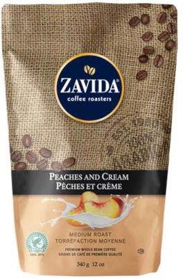 Zavida Peaches & Cream kawa ziarnista 340g