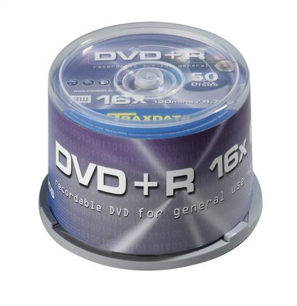 Traxdata Dvd+R 4,7Gb 16X Cake*50 Promo