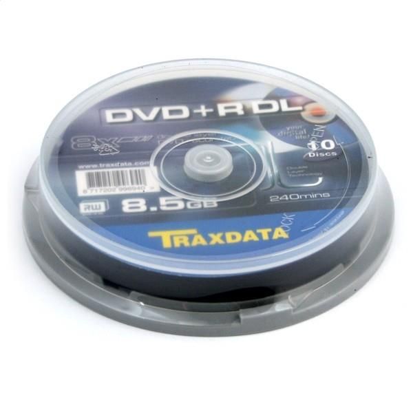 Nośnik danych Traxdata Dvd+R 8,5 Gb 8X Double Layer Cake*10