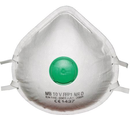 Mb Filter Ffp1 Maska Półmaska Przeciwpyłowa Z Zaworkiem Jednorazowa Certyfikowana