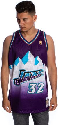 Koszulka Mitchell & Ness Utah Jazz #32 Karl Malone fioletowa