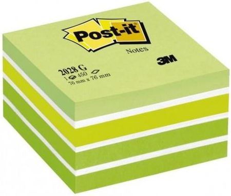 Post-It_ Bloczek 3M Post-It 2028-G 76X76Mm Zielony 450K 70007038881