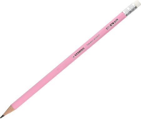 Ołówek Swano Pastel Hb Z Gumką Różowy 12Szt Stabilo 