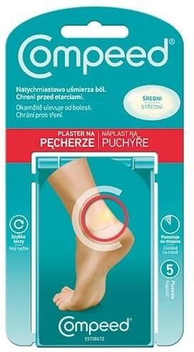 Compeed Plastry na pęcherze średnie 5 szt. - zdjęcie 1 Compeed Plastry na pęcherze średnie 5 szt.
