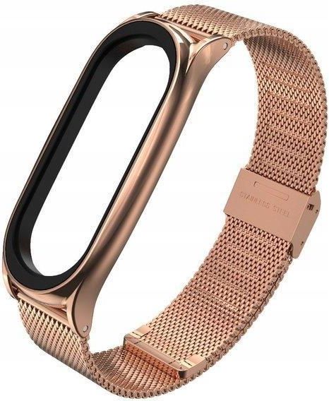 TECH-PROTECT MILANESEBAND XIAOMI MI BAND 5/ 6 RÓZOWE ZŁOTO - zdjęcie 3 TECH-PROTECT MILANESEBAND XIAOMI MI BAND 5/ 6 RÓZOWE ZŁOTO