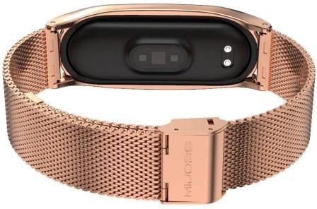 TECH-PROTECT MILANESEBAND XIAOMI MI BAND 5/ 6 RÓZOWE ZŁOTO