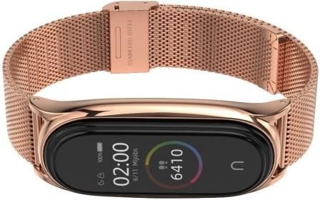 TECH-PROTECT MILANESEBAND XIAOMI MI BAND 5/ 6 RÓZOWE ZŁOTO