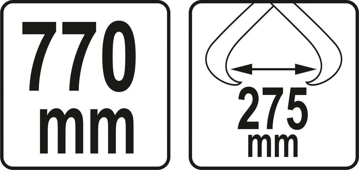 Kleszcze uchwyt do noszenia drzewa Rozwarcie 27cm - zdjęcie 4 Kleszcze uchwyt do noszenia drzewa Rozwarcie 27cm