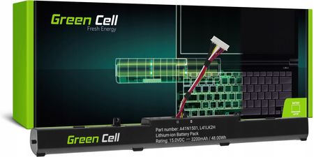 GREEN CELL BATERIA ASUS ROG GL752VW-TY315T VIVOBOOK PRO N552V AS138