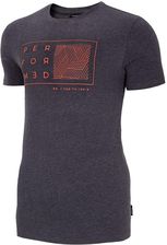 Zdjęcie 4F Koszulka T-Shirt Outhorn Tsm607 Średni Szary Melanż (Hol20-Tsm607-24M) - Rabka-Zdrój
