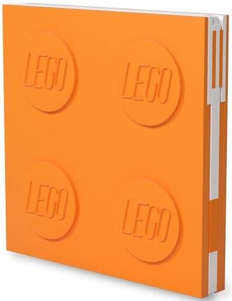 LEGO Notatnik Z Długopisem Żelowym W Postaci Klipsa Pomarańczowy