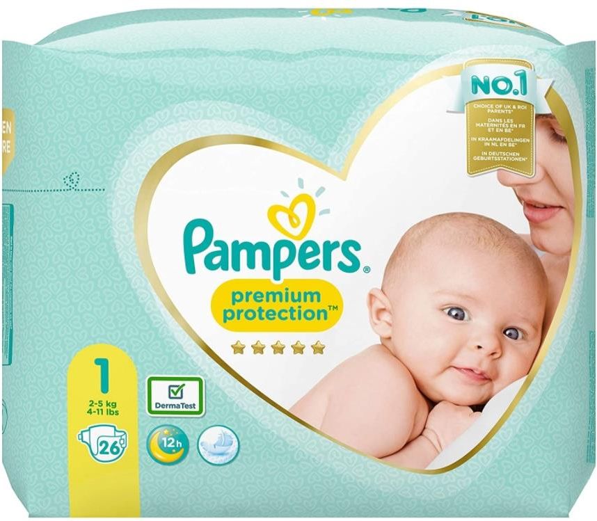 pampers premium protection 1 cena