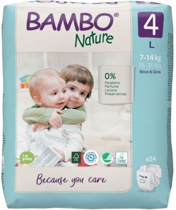 Bambo Nature Pielucho-Majtki 4, 24Szt. 7-14Kg