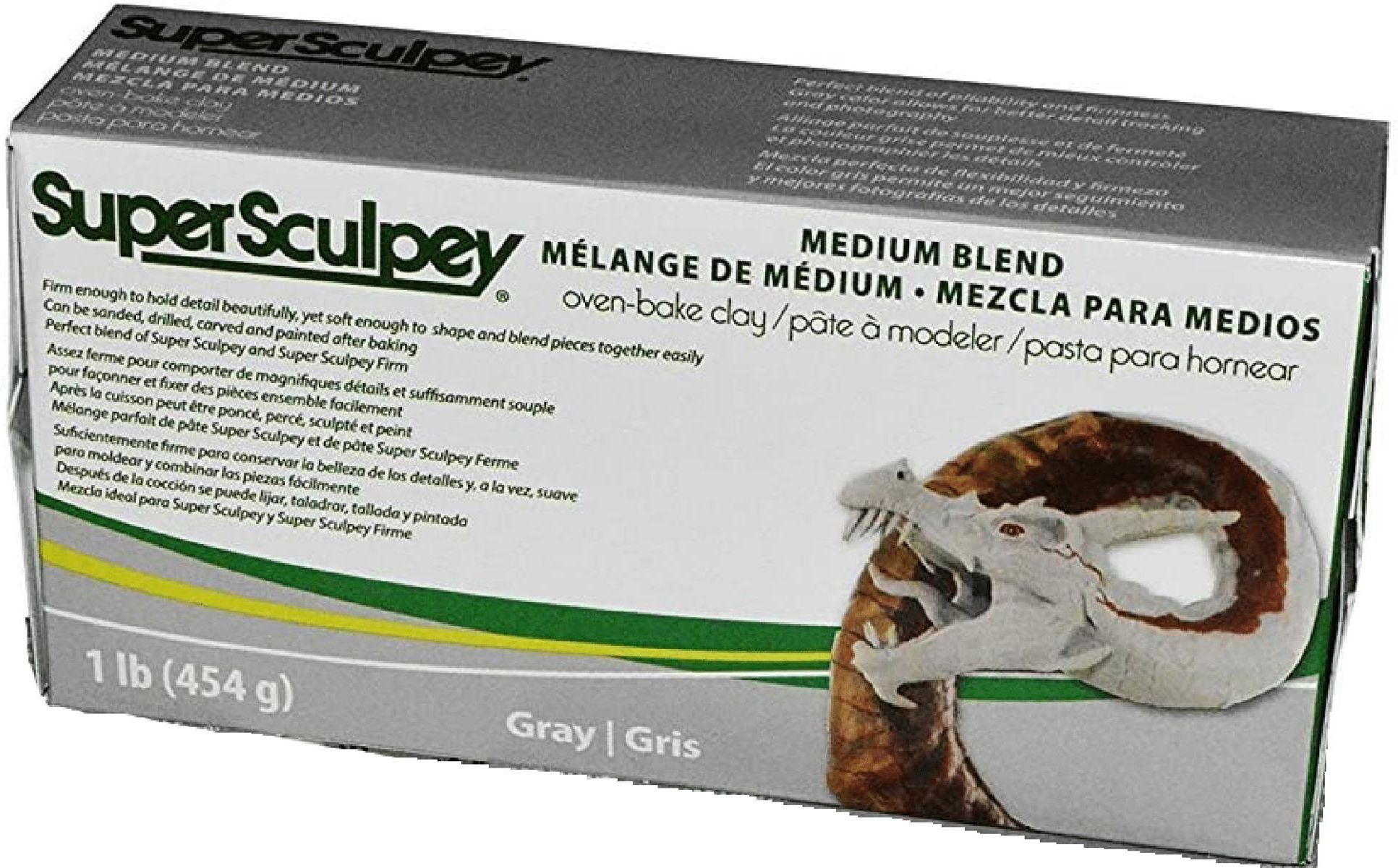 Glina Do Wypalania W Piekarniku Super Sculpey Glina Do Wypiekania w Piekarniku Sculpey gray - Ceny i