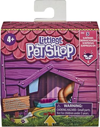 Hasbro Littlest Pet Shop Przytulny domek zwierzaków - 3 niespodzianki E7433
