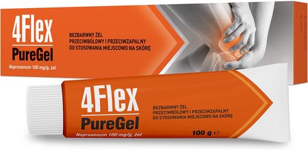 4Flex PureGel 100mg żel na ból i stan zapalny mięśni i stawów 100g
