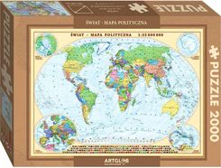 Zdjęcie Demart Puzzle - Świat Polityczny 2000El. - Małogoszcz