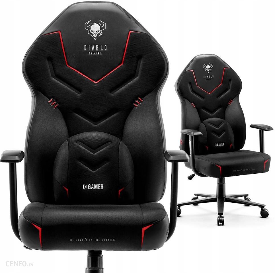 Fotel Dla Gracza Diablo Chairs X Gamer 2 0 L Czarny Ceny I Opinie Ceneo Pl