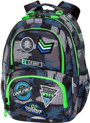 Coolpack Plecak szkolny Spiner Termic Badges Boys Grey 80257CP C01150